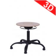 stołek PULSAR Wood Standard 3D